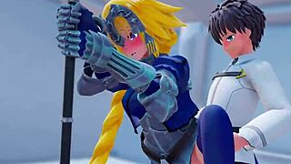 Fate/Grand Order ジャンヌ・ダルクがMMDセックスで激しい情熱を感じ中出しされる