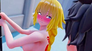 Feeling The Intense Passion As Fate Grand Order Jeanne D'Arc Gets Creampie In MMD Sex