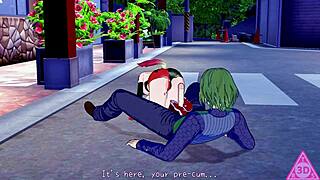 Harley Quinn Hentai Drives Me Wild with Handjob and Cumshot