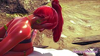 Wow! Zelda 3D Hentai Gerudo Girl Fucked in Desert!