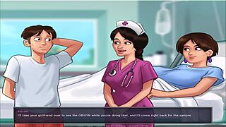 Continuation of the hot animated series – the nurse job