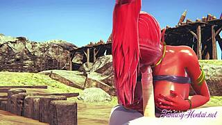 Wow! Zelda 3D Hentai Gerudo Girl Fucked in Desert!