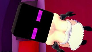 3D Hentai Minecraft with Enderwoman