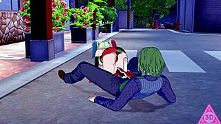 Harley Quinn Hentai Drives Me Wild with Handjob and Cumshot