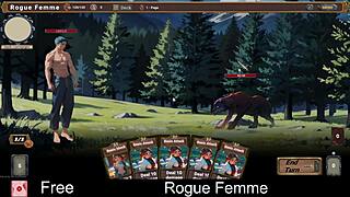 Rogue Femme Dominates in X-Men Erotic Game.