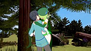 Intense princess action in SAO and RE: Dive scenes