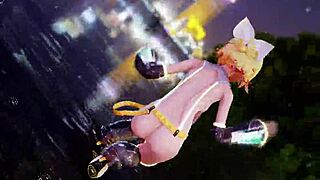 Kagamine Rins in 3D dance