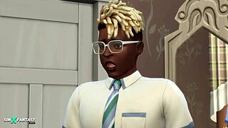 Zoe Flores Alone While Parents Are Away in 3D Action