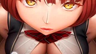 Young girl gets pilled in this school hentai game