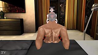 hey, this jovencita tricks her boyfriend with her grandpa in wild hentai action, unbelievable!