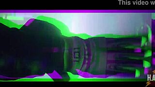 In the ready player one trailer by hypeart, shemale rides big cock doggystyle in hentai compilation