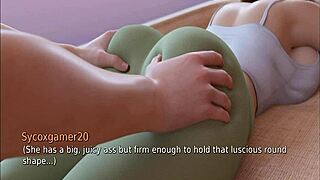 Anime-style visual novel adult game