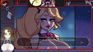 love sucks night one part 7 hints at anime blonde with big tits giving sexy blowjob and tit job