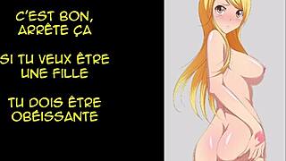 Fairy Tail anime sex, Joi fr ass play with Lucy x Erza x Juvia
