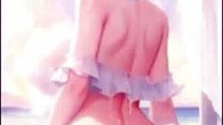 watch me take that hard anal assfucking in this hentai video