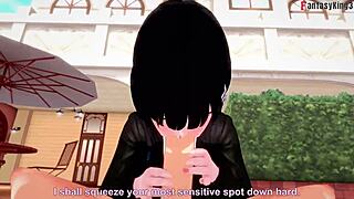 Office girl Sunako Nakahara's wild night of pleasure