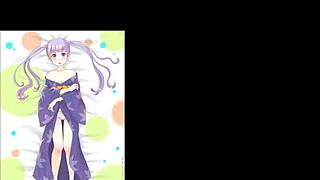 Aoba Suzukaze хентай компилация показва тази миниатюрна 18+ сукубус получава дива свирка