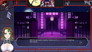 love sucks night one part 7 hints at anime blonde with big tits giving sexy blowjob and tit job