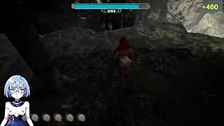 A horny blonde gets fucked by a fat old man in this catch up of a popular game