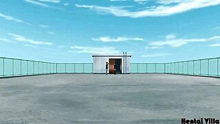 hentai with busty nipples ready for licking in uncensored asian anime