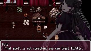Full game of exorcising schoolgirl spirit with fetish elements