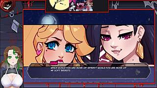 love sucks night one part 7 hints at anime blonde with big tits giving sexy blowjob and tit job