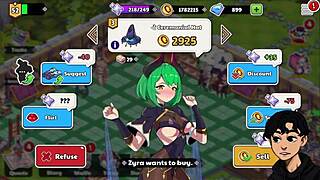 Knight Woman's Evolution in Waifu Shop Compilation