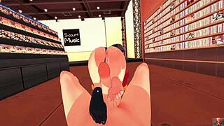 Oh Megumin cosplayer, let me explore your big tits in this sensual missionary pov show.