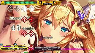 Dancing beauty in DDR attire