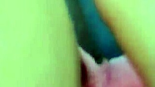 Naughty student's morning pleasure with tight pussy play