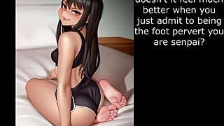 nagatoro hayase hentai: feet humiliation and cum countdown! 🦶