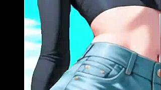 Perfect anime-style ass and great big boobs in a cartoon porn movie
