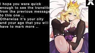 Sissy Maid gets trained as Bowsette's anal slut