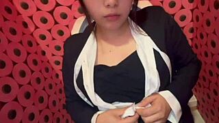 After work, I devour her sweaty body in that suit while she rests.