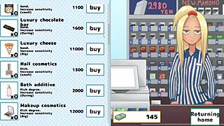 she got really horny playing with megu in this naked 3d japanese hentai game ep 5