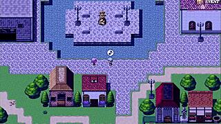 The director invites the black meat fairy to pose for the photo shoot. She gets too excited and exposes her big tits.