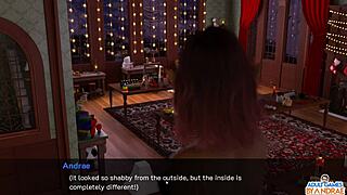 Steamy Christmas kiss in The Seven Deadly Sins hentai game