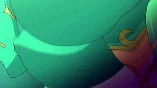 Shemale elf's steamy step-daddy action