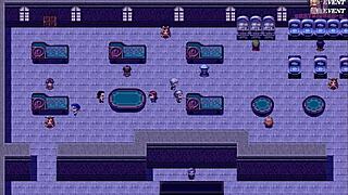 The director invites the black meat fairy to pose for the photo shoot. She gets too excited and exposes her big tits.