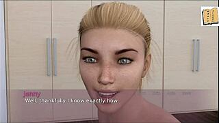 Triangle 20 Game With Big Tits in 3D Action