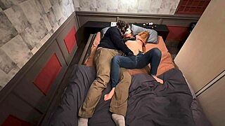 Married woman cheats with young man