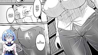 Busty boss in 3D anime