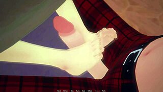 Tomboy Milks Your Cock Using Her Tits and Thighs