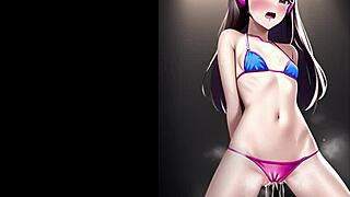 horny gamer babe reaches intense orgasm in sexy hentai tale