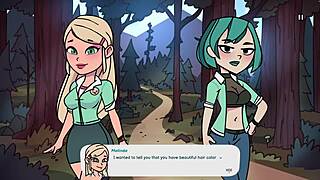 Beautiful women with big cans in a 3D animated porn movie
