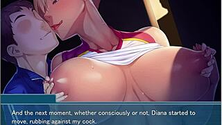 hey, check out these wild sex scenes with the busty wife in part two of the hentai game