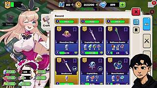 Knight Woman's Evolution in Waifu Shop Compilation