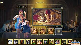 Mandy and Sandy’s hot blowjob scene in Magic Pussy Chapter 2