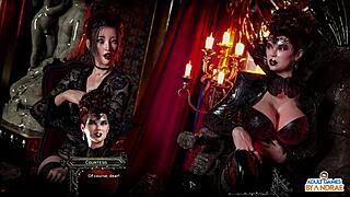 3D-like Asian nipples on Countess