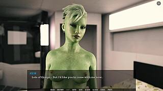 Горячий секс с пышной эбони богиней в больших сиськах 3D аниме гигант экшен